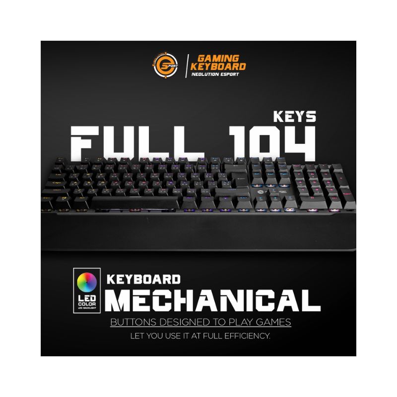 คีย์บอร์ด Neolution E-Sport Avatar Mechanical Gaming Keyboard (EN/TH ...