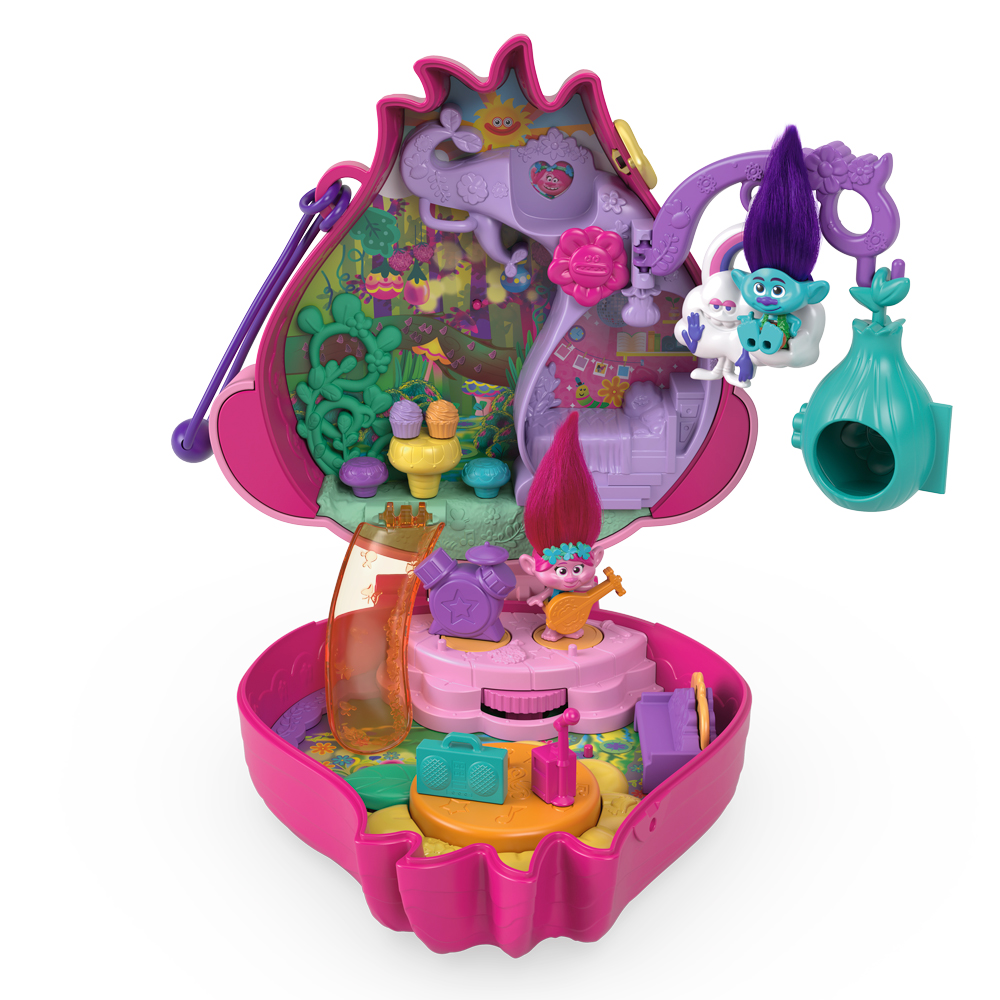 Polly Pocket Trolls Compact - Poppy พอลลี่ พ็อกเก็ต โทรล คอมแพ็ค รุ่น ...