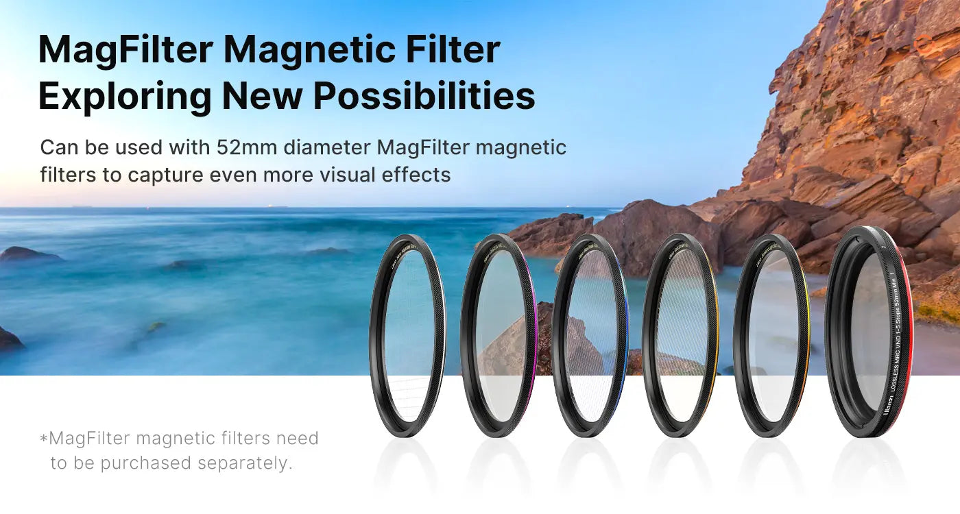 Ulanzi 52mm MagFilter Magnetic Filter Adapter Ring อะแดปเตอร์ วงแหวนติด ...