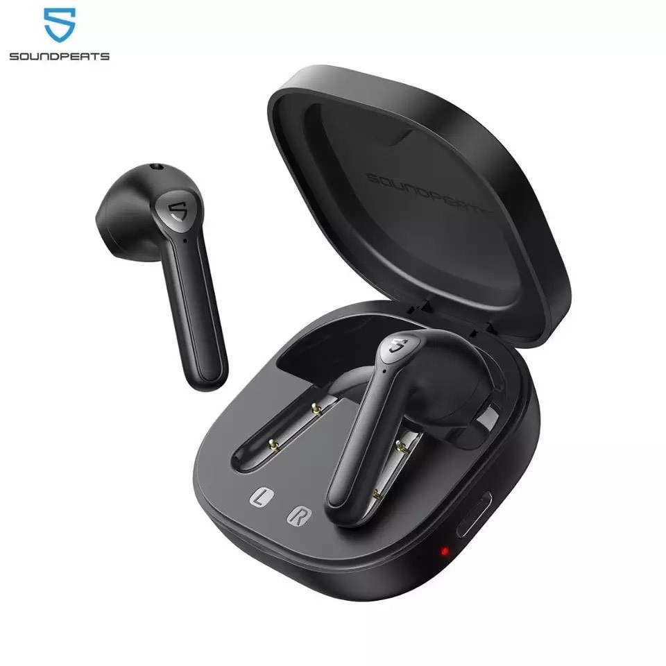 SoundPEATS TrueAir 2 สีดำ หูฟังบลูทูธ Bluetooth 5.2