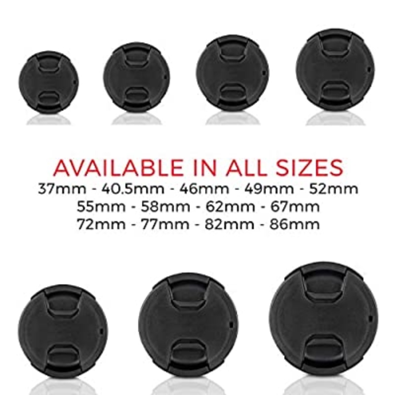 ฝาปิดเลนส์ K&F Ares FotoA Lens Cap Center-Pinch Extra Strong Springs ...