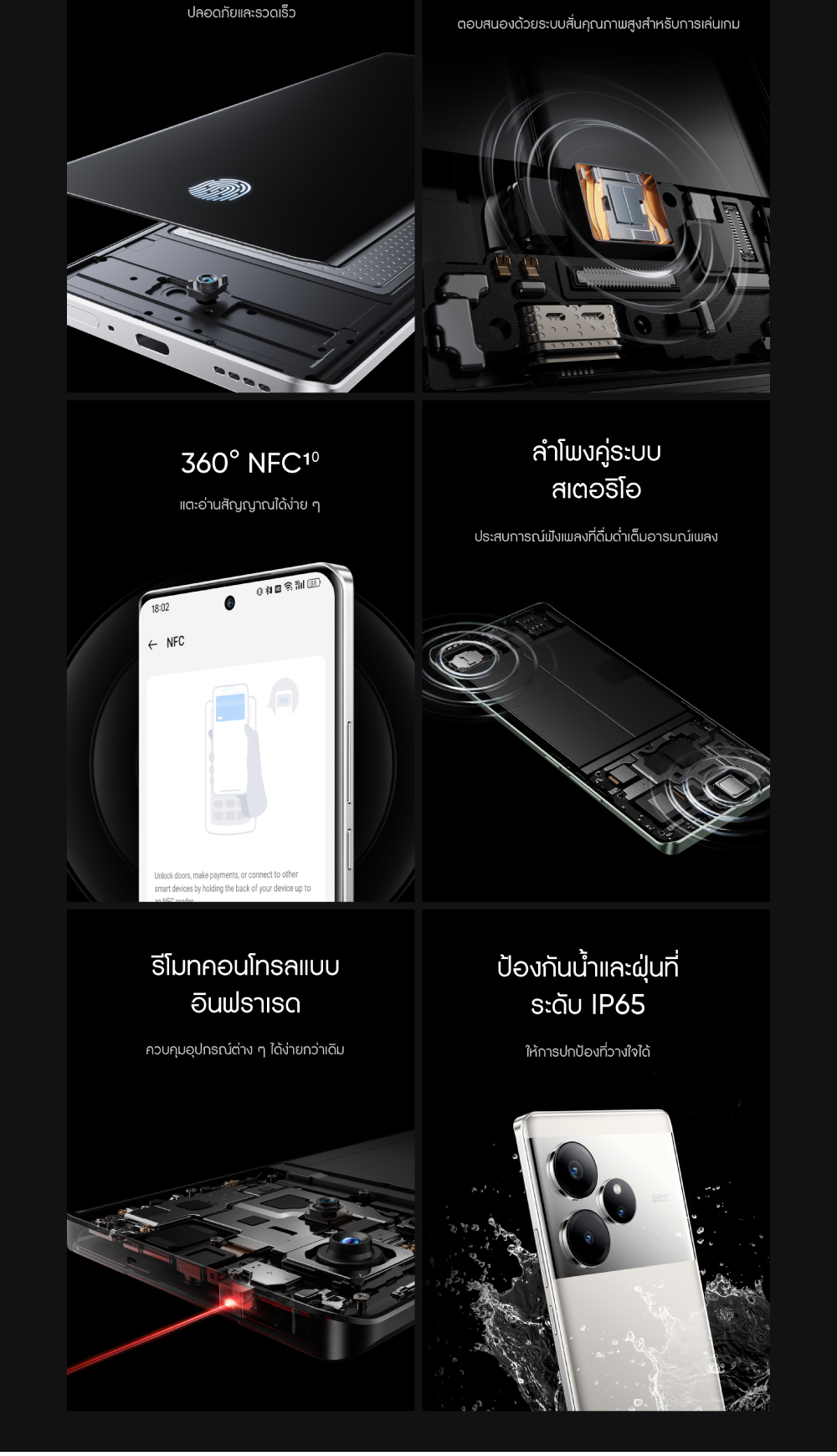 realme GT 6 (16+512) | snapdradon 8s gen 3 กล้อง Sony LYT-808 จอสว่าง 6000 nits ชาร์จไว 120W แบตเตอรี่ 5500 mAh