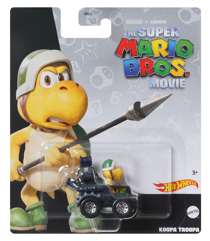Hot Wheels Mario Kart Assorted Vehicles ฮอตวีล รถและตัวละคร มาริ