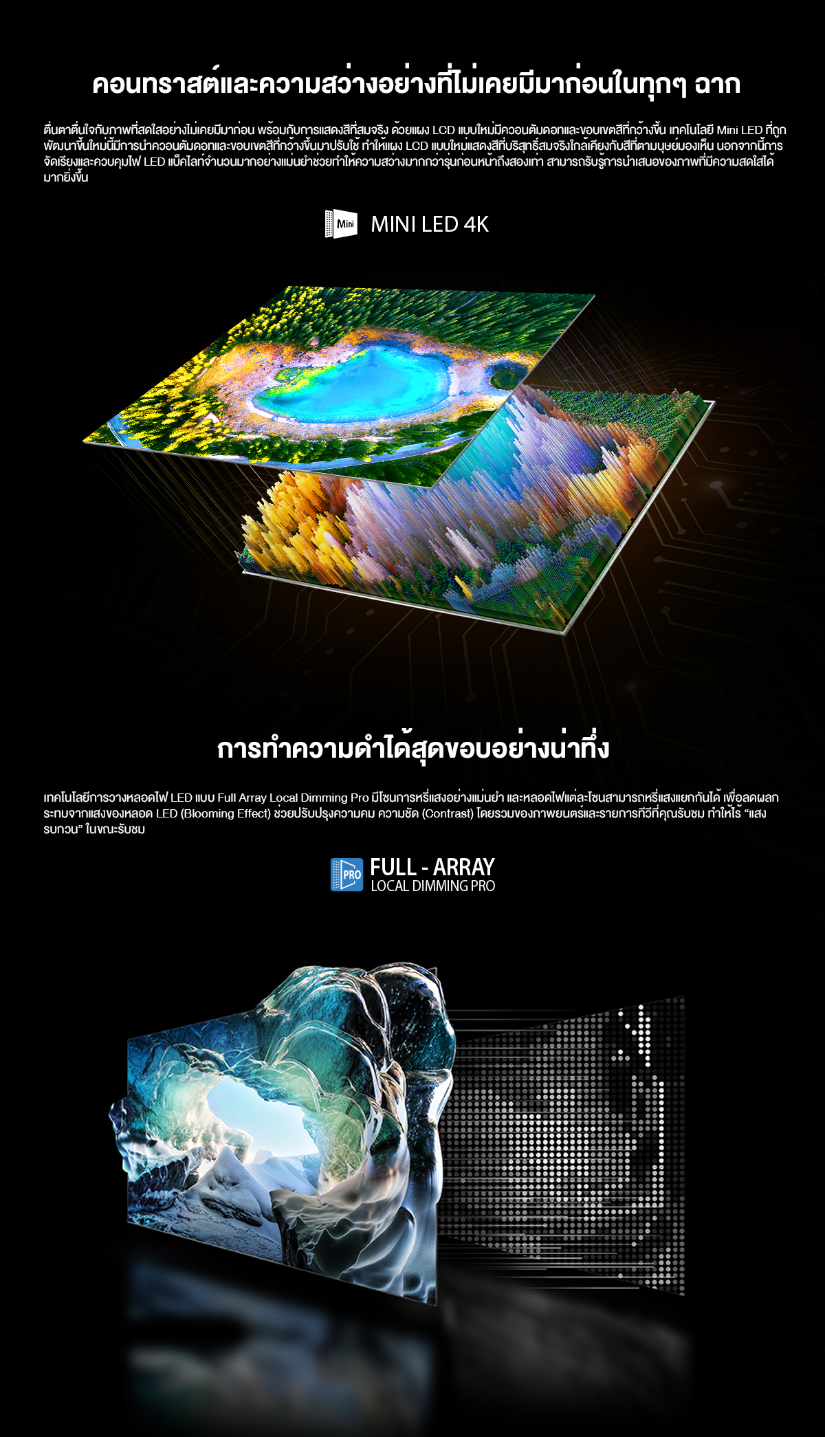 Toshiba TV รุ่น 75Z870MP ทีวี ขนาด 75 นิ้ว Mini-LED 144Hz 4K Ultra HD HDR10+ Far Field Voice control smart TV เกรดคุณภาพ