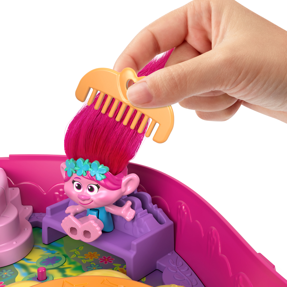 Polly Pocket Trolls Compact - Poppy พอลลี่ พ็อกเก็ต โทรล คอมแพ็ค รุ่น ...