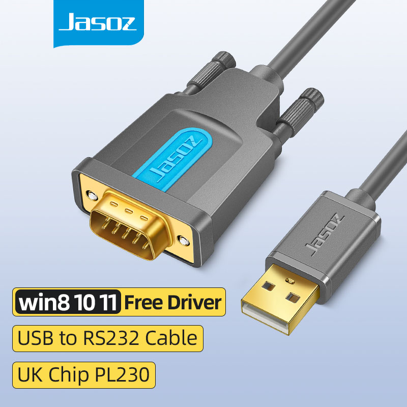Jasoz USB 2.0 to RS232 DB9 Serial Cable COM Port Serial PDA 9 Pin ...