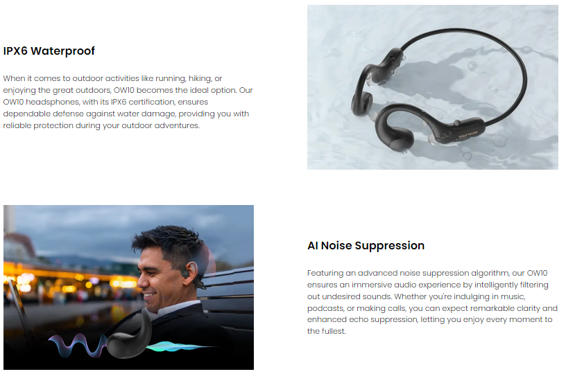 Nuroum OW10 Open-Ear Sport Headphones | Shopee Thailand