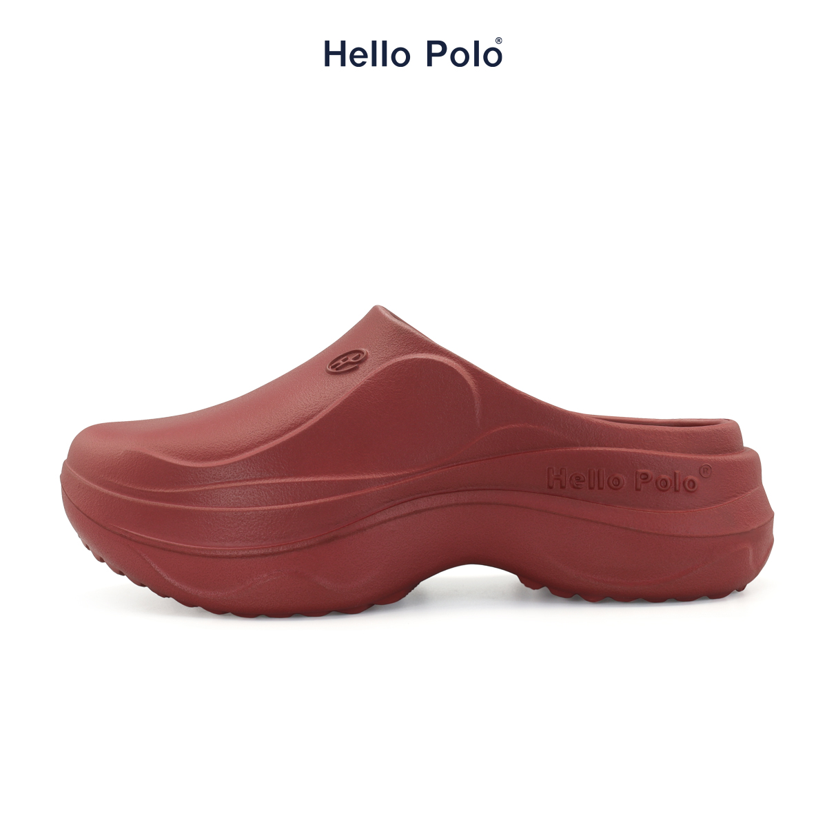 Hello Polo HP8021รองเท้าแตะผู้หญิง รองเท้าหัวโต 3.6cm พื้นหนา กันลื่น ...