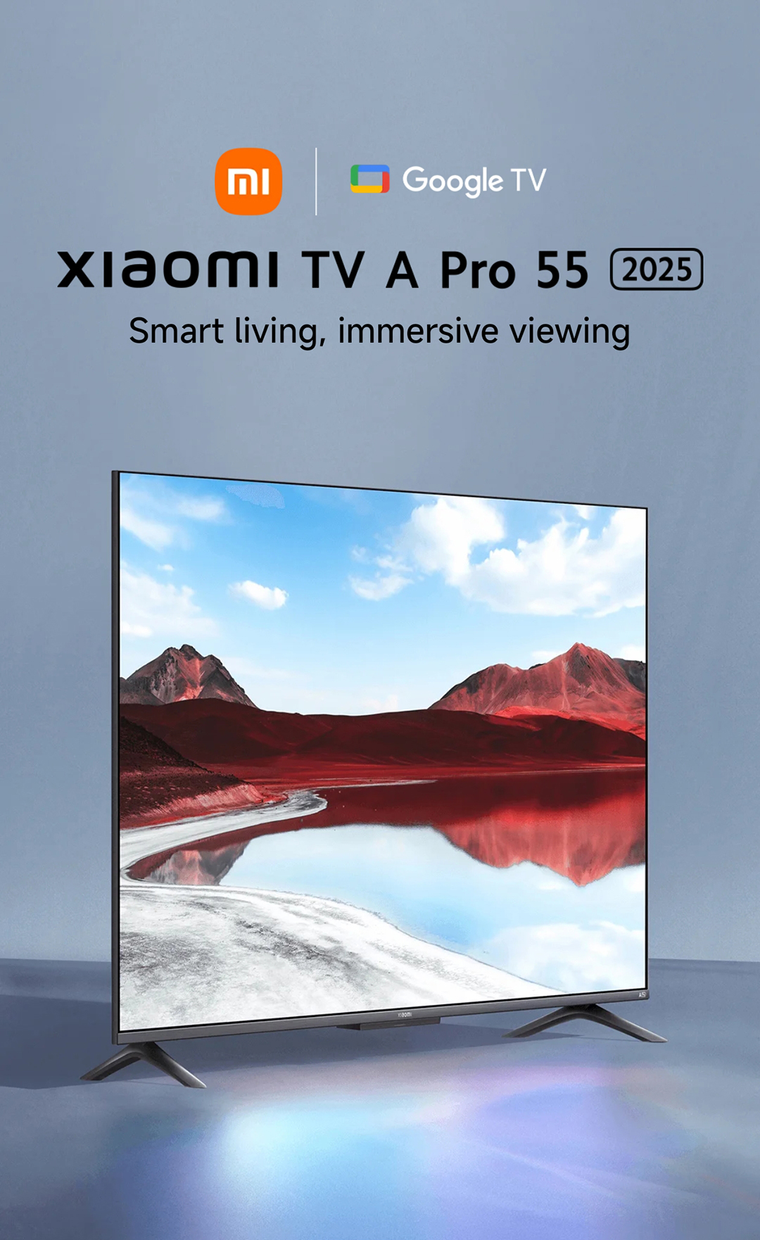 Xiaomi New Arrival TV รุ่น A Pro 55 ขนาด 55 นิ้ว Google TV｜หน้าจอ QLED 4K｜เสียงสุดดื่มด่ำจาก Dolby Audio™ , DTS:X, DTS Virtual