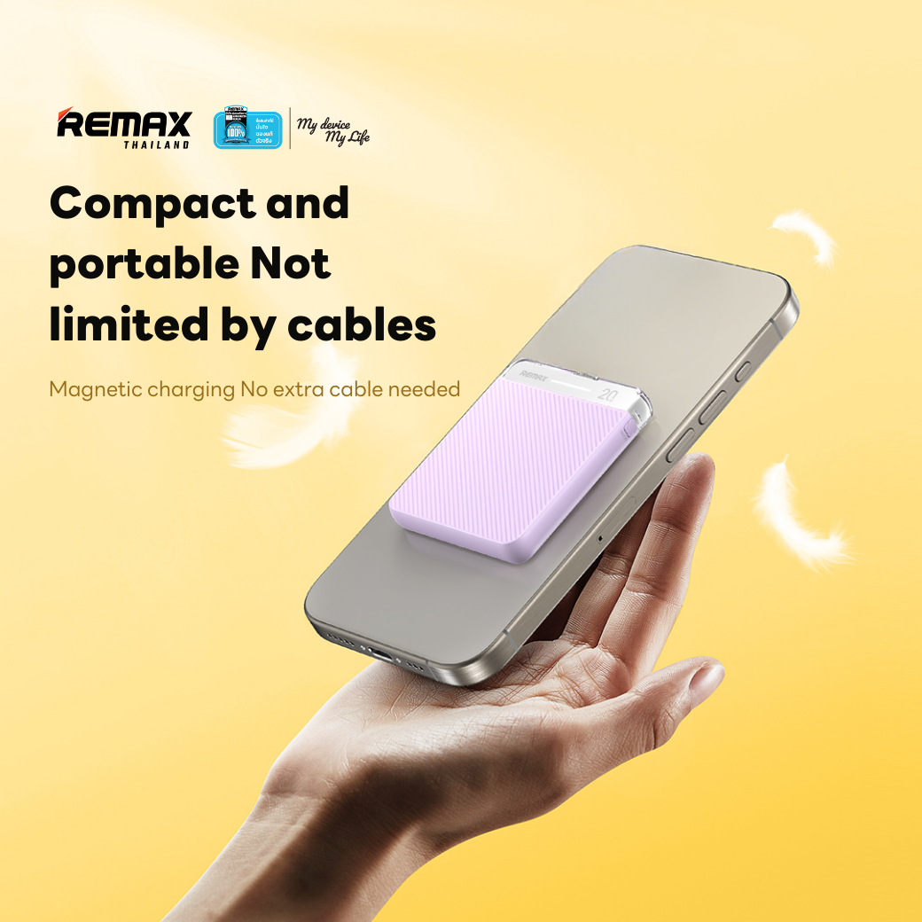 Remax Power Bank 5000mAh (RPP-8) Wireless - แบตสำรองไร้สาย ชาร์จเร็ว ...
