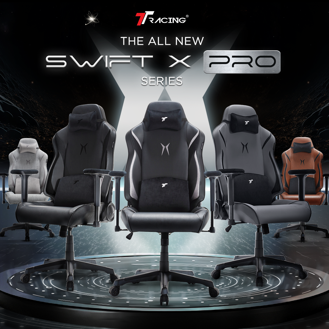 TTRacing Swift X Pro Gaming Chair เก้าอี้สำนักงาน เก้าอี้เกมมิ่ง - รับประกัน 2 ปี