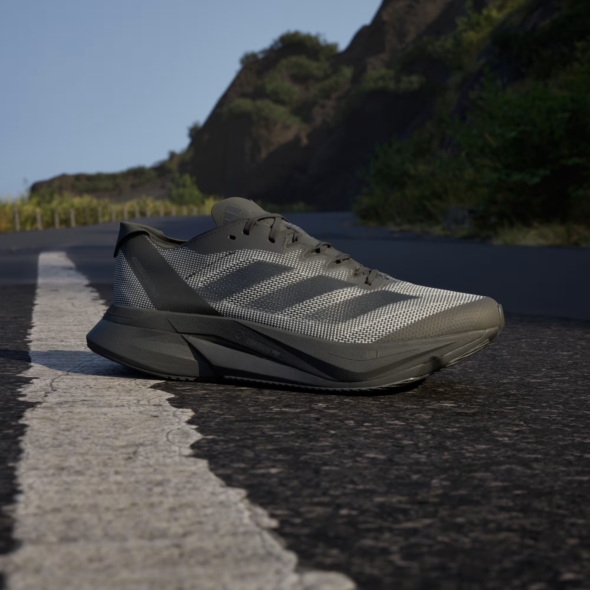 Adidas รองเท้าวิ่งผู้ชาย Adizero Boston 12 | Core Black/Core Black ...