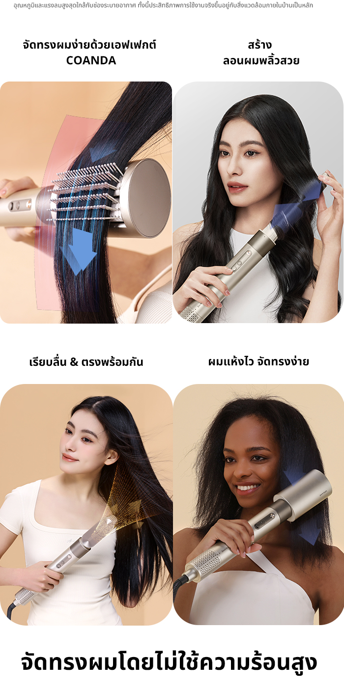 [HOT] Dreame AirStyle 5in1 Hair Drying & Styling System เครื่องจัดแต่งทรงผม เป่าผม ม้วนผม
