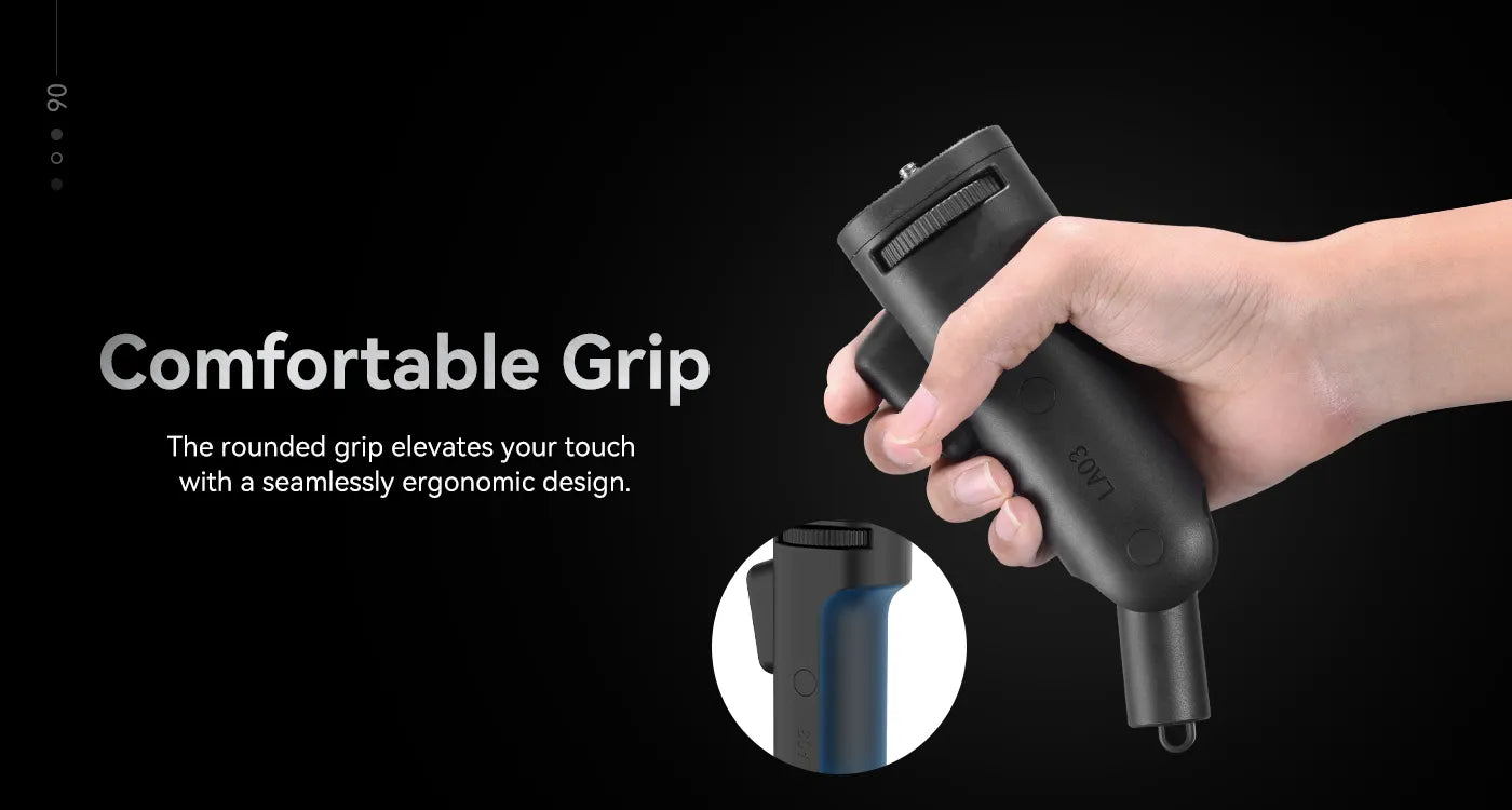 Ulanzi LA03 Button Grip ด้ามจับสำหรับไฟ LED รองรับการใช้งานสกรู 1/4 มี ...