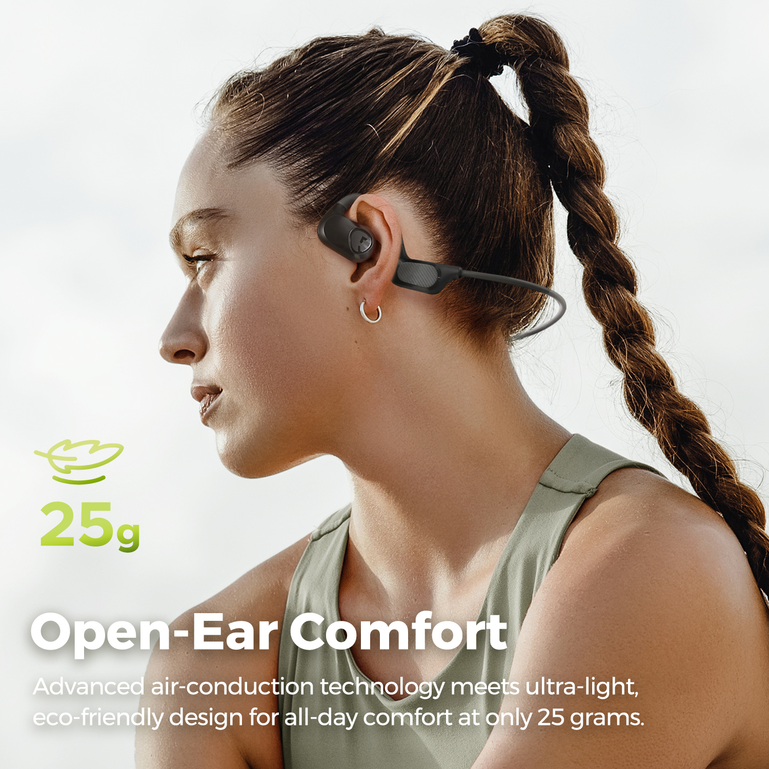 SoundPEATS RunFree Lite2 หูฟังบลูทูธ Open Ear Bluetooth 5.3 หูฟังไร้สาย หูฟังทรง Sport รุ่นใหม่