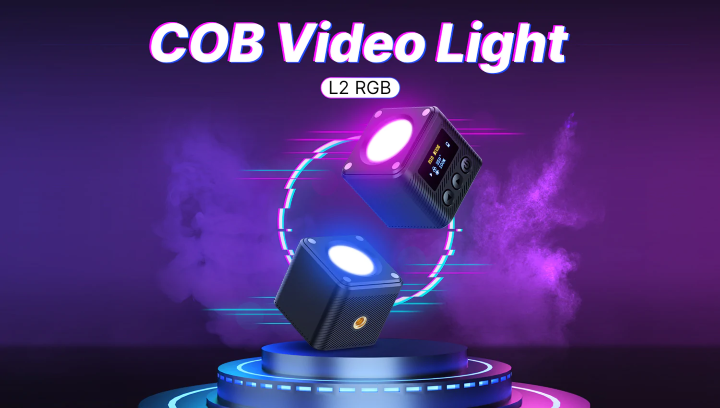 Ulanzi L2 RGB COB Light 360 ไฟLED เปลียนสีได้ 360สี พร้อม Effects 11 แบบ ไฟติดกล้องมือถือ ไฟแต่งห้อง | Shopee Thailand