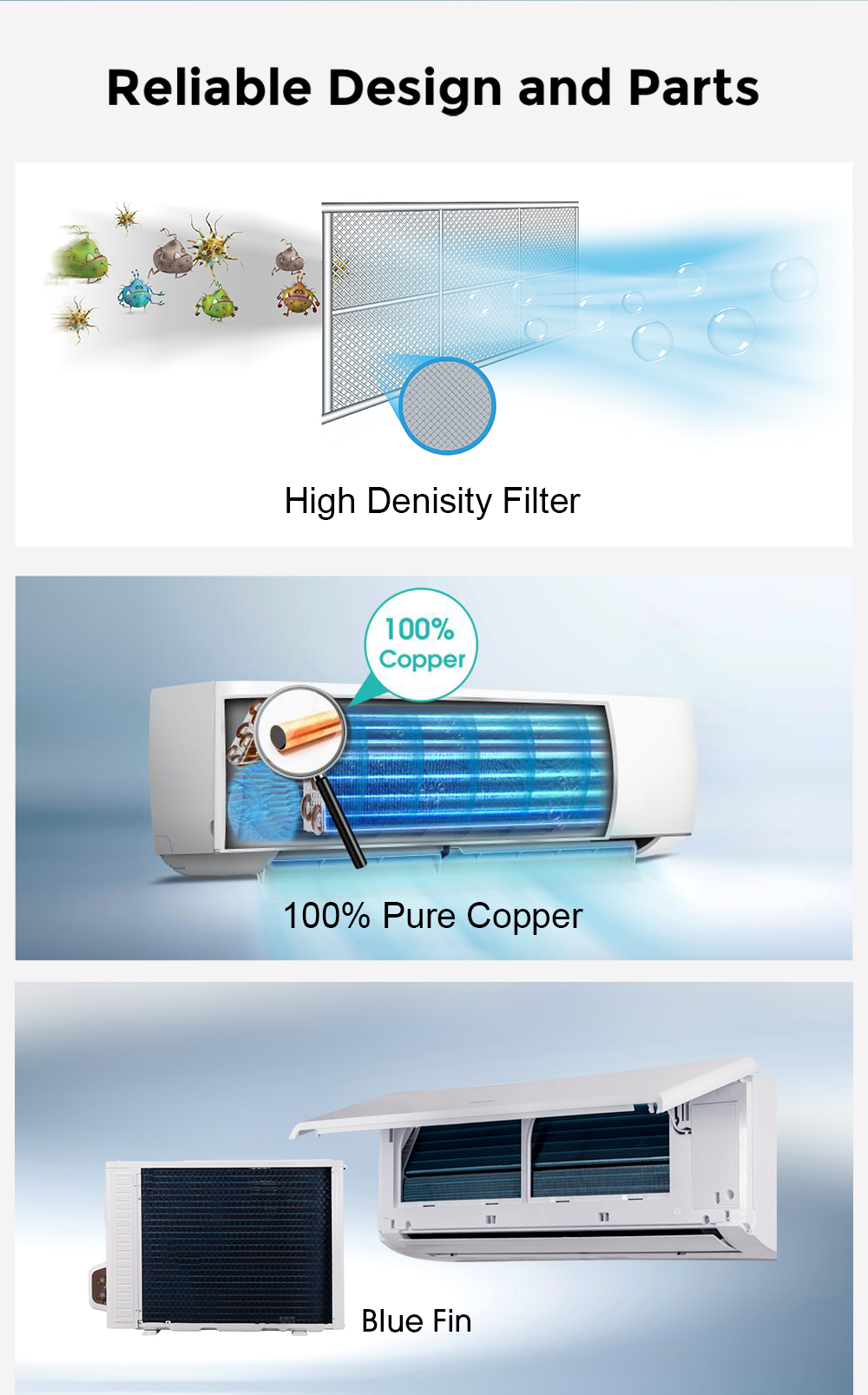 Hisense AS-24TRCE2T CE serie เครื่องปรับอากาศติดผนัง ระบบ Inverter 23000 BTU แอร์ เครื่องปรับอากาศ