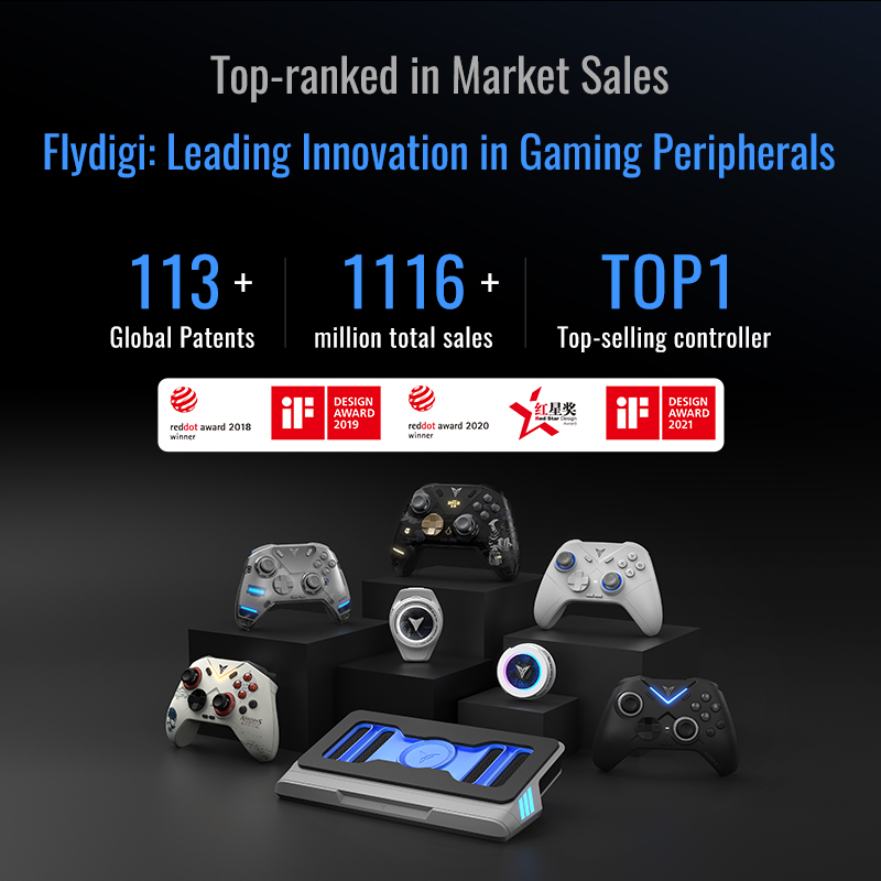FLYDIGI Vader 4 Pro จอยเกมส์ PC, Nintendo Switch, Android, iOS(MFi)