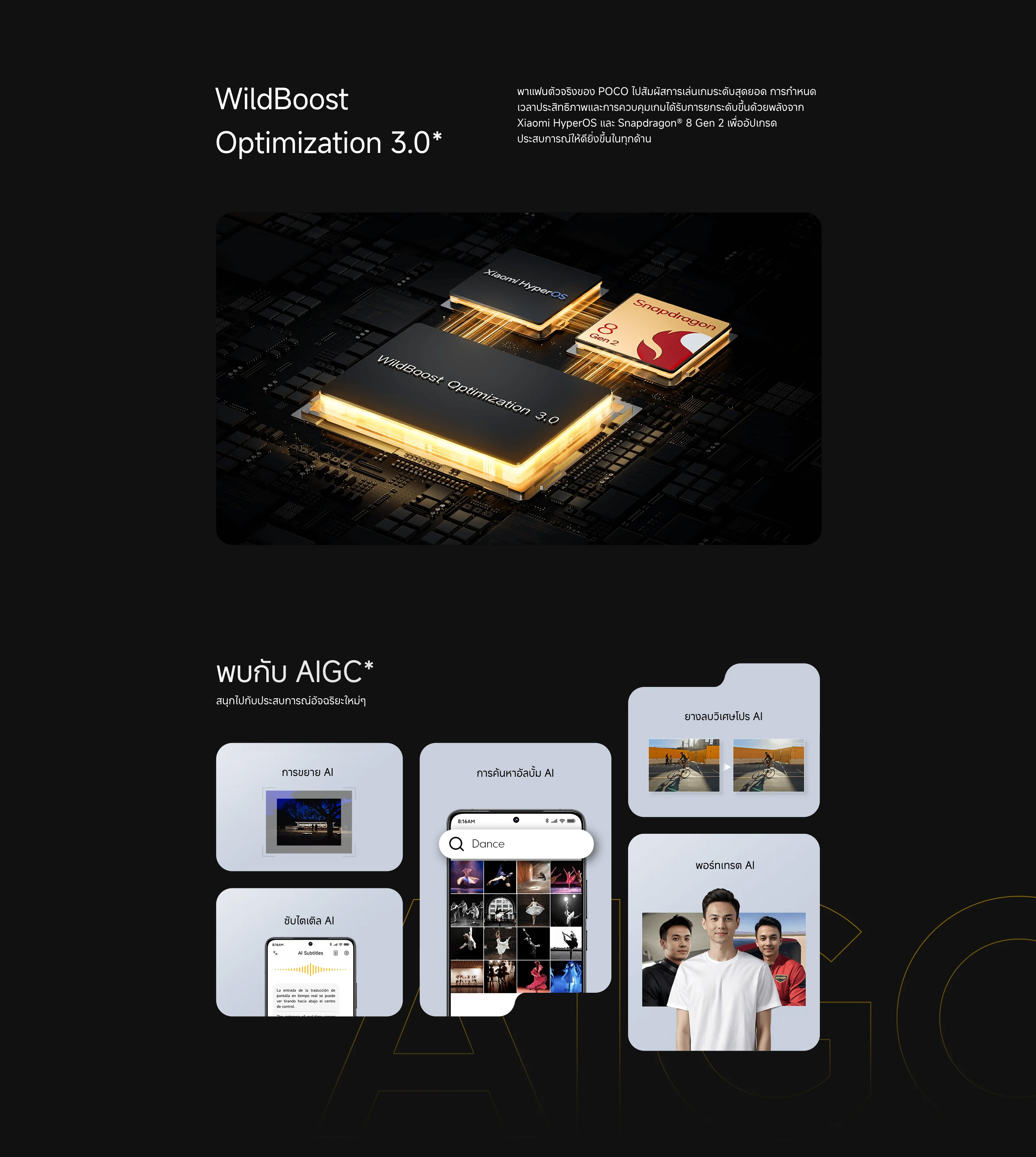 POCO F6 Pro 12GB+256GB |120W ไฮเปอร์ชาร์จอัจฉริยะ | แบตเตอรี่ความจุสูง 5000mAh