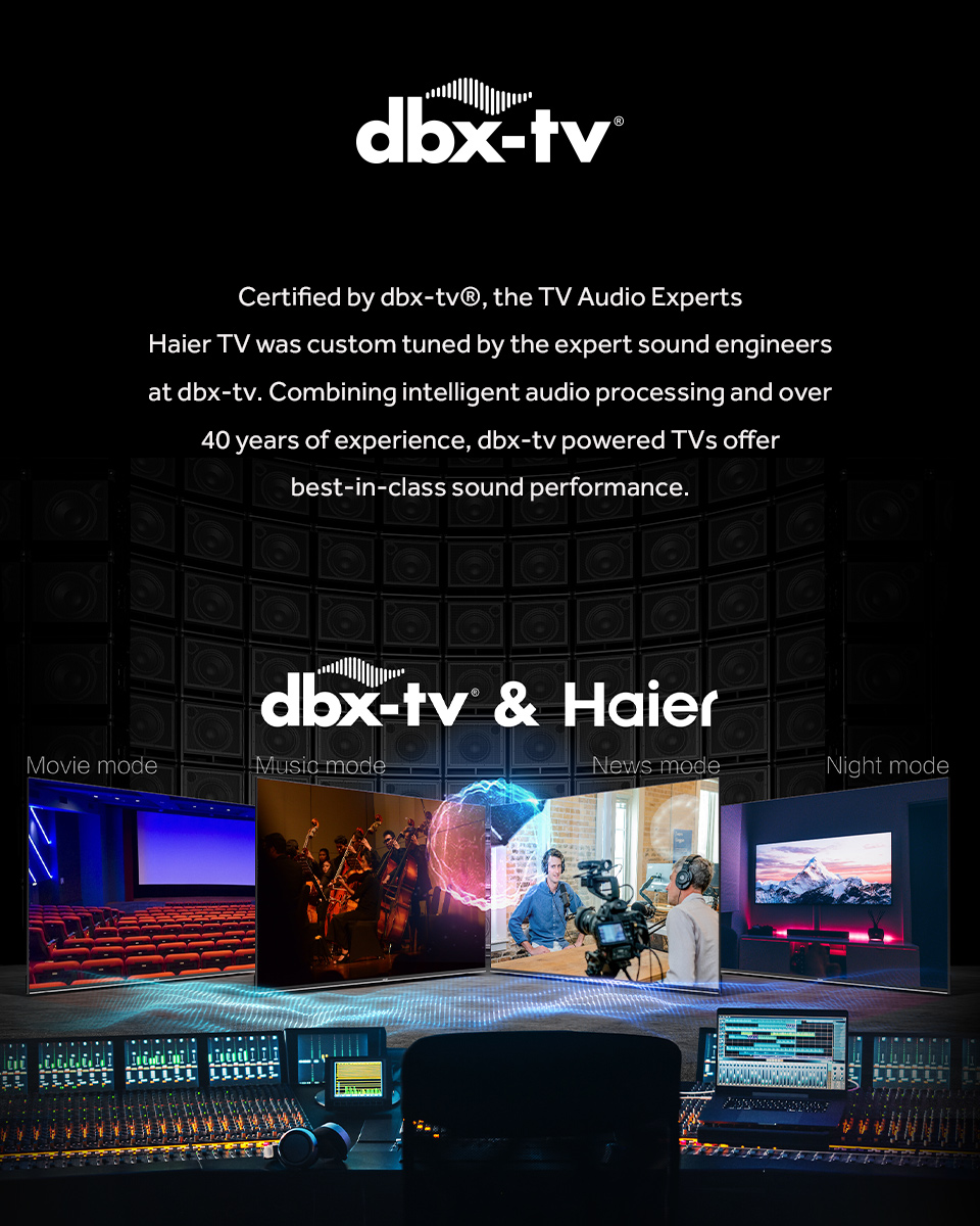 Haier H70K6UG ขนาด 70 นิ้ว TV รุ่น H70K6UG 4K HDR10 Ultra HD Smart Google TV with Dolby Audio