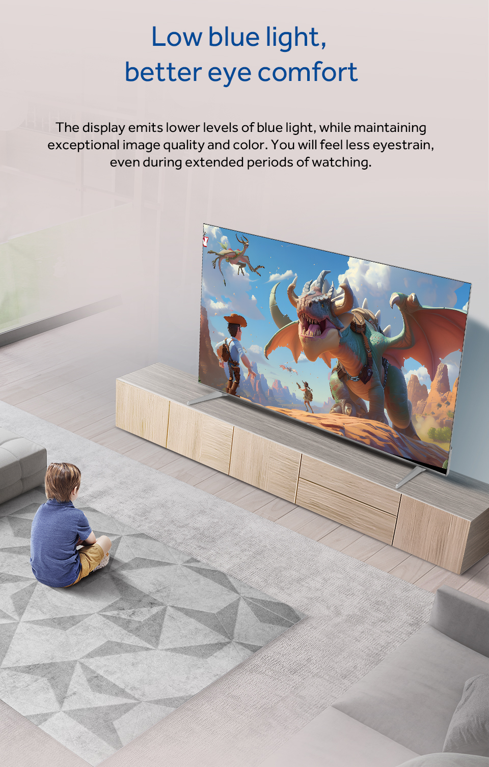 Haier TV รุ่น H70K6UG 70" 4K HDR10 Ultra HD Smart Google TV with Dolby Audio