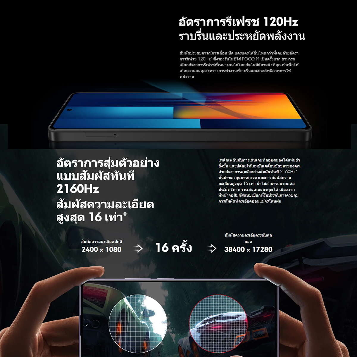 Xiaomi POCO M6 Pro 12GB+512GB ชิป Helio G99-Ultra โทรศัพท์มือถือ หน้าจอเกม 6.67" 120Hz แบตเตอรี่ 5000mAh+ชาร์จเร็ว 67W