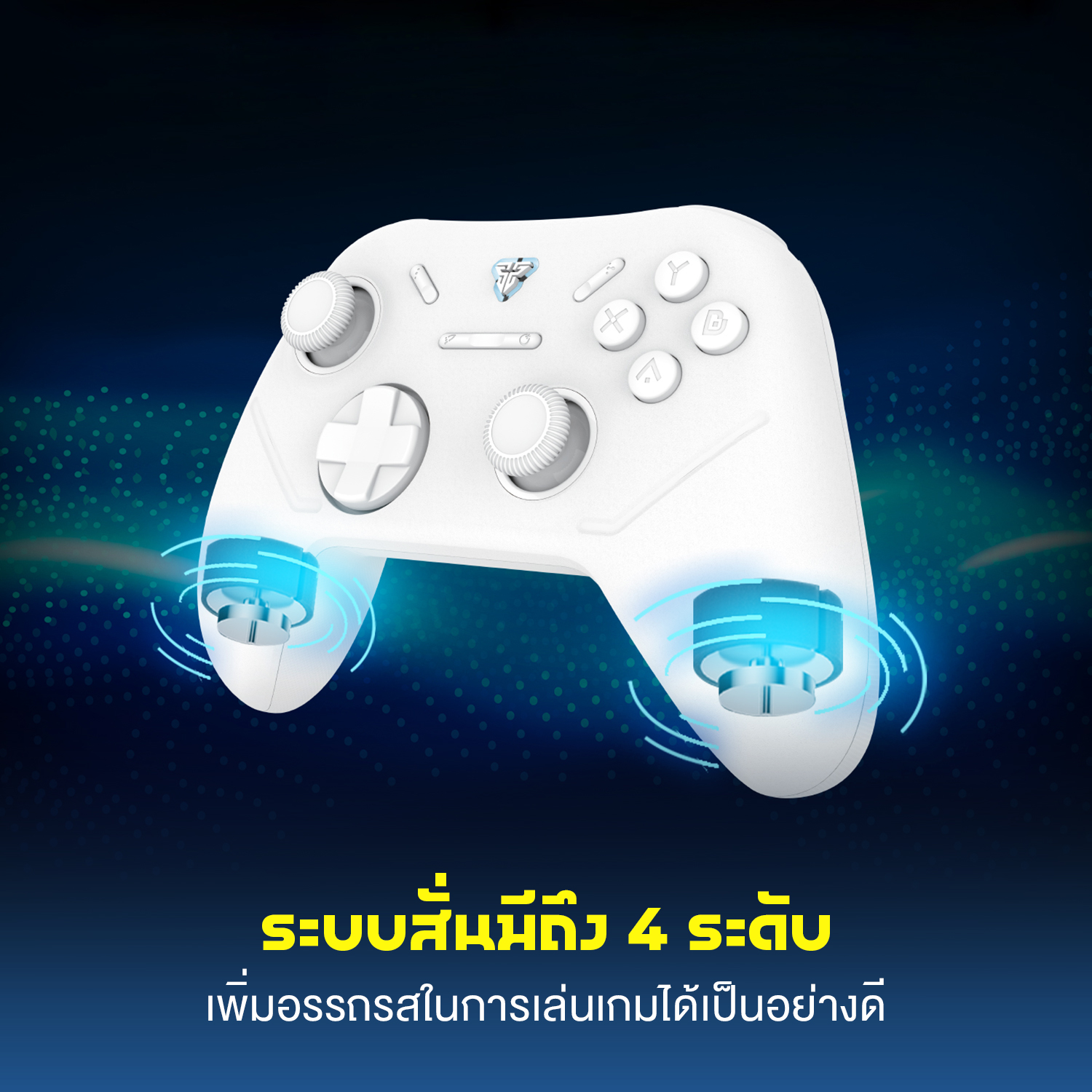 FANTECH WGP13S จอยเกมมิ่ง joystick คอนโทรลเลอร์ รูปทรงสไตล์ X-BOX Wireless 2.4Ghz Gaming Controller สำหรับ PC/PS3