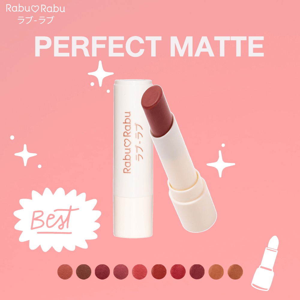 RABU RABU Perfect Matte Lipstick (3g.) ราบุ ราบุ เพอร์เฟค แมท ลิปสติก ...