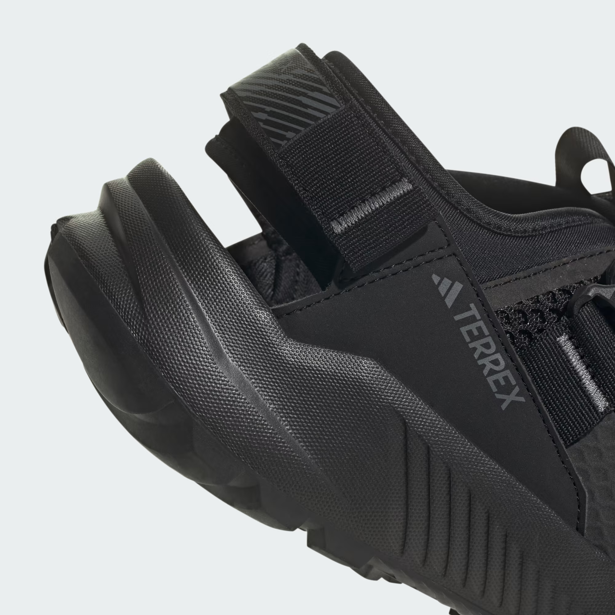 Adidas Terrex Hydroterra AT Trail Sandals Core Black Core Black Grey Four IF7596 Shopee Thailand