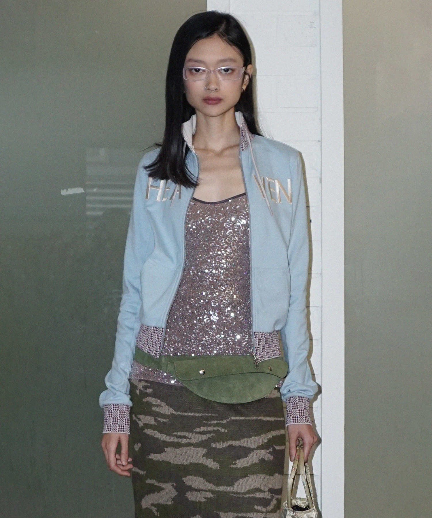 SCULPTOR® เสื้อแจ็กเก็ต Heavenly Gingham Track Jacket