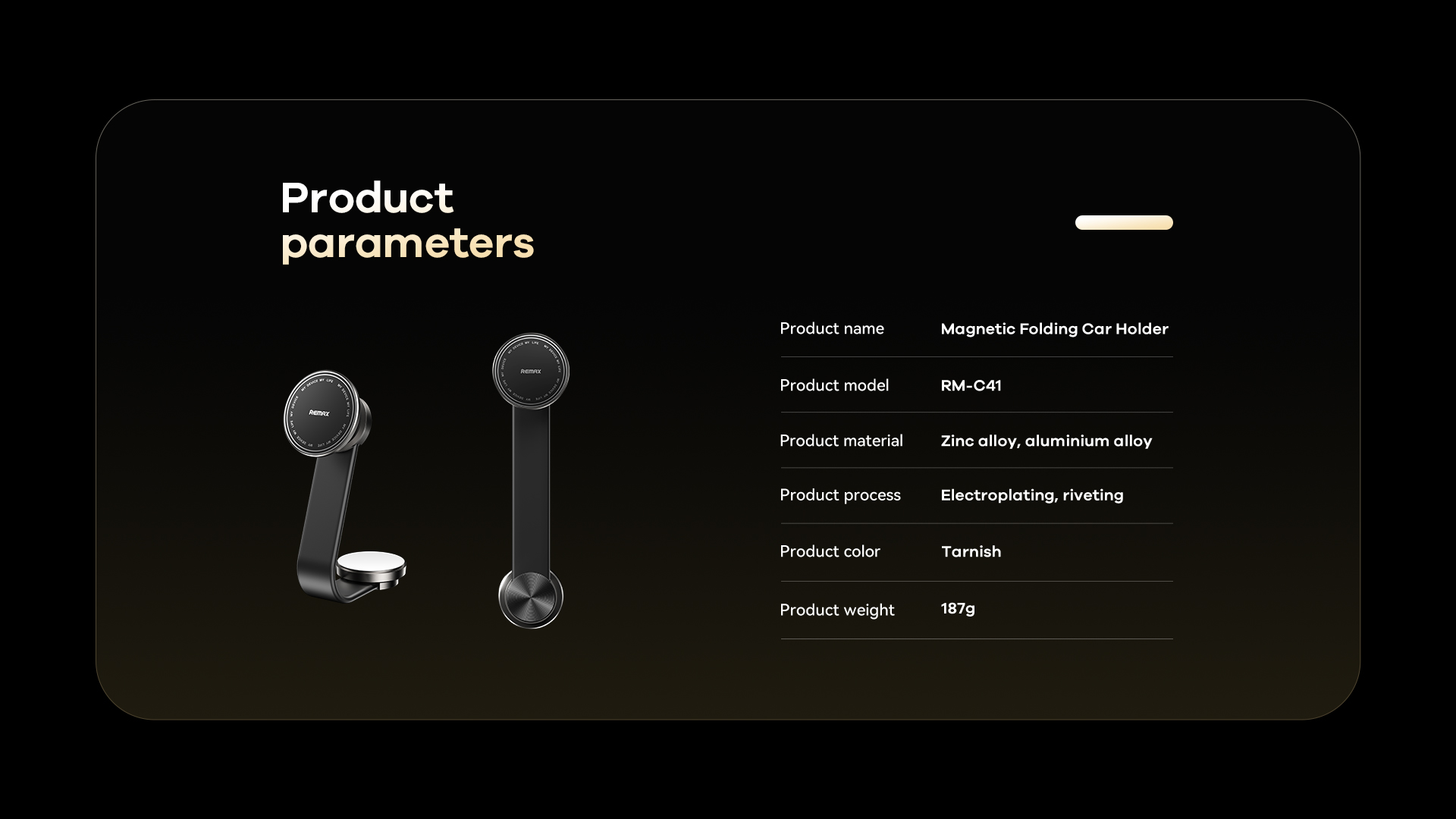 Remax Car Holder Magnectic RM-C41 - ที่ยึดมือถือในรถยนต์ ที่จับมือถือใน ...