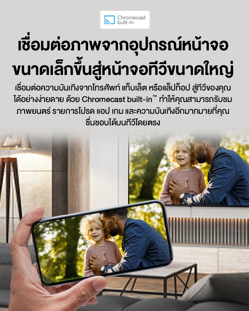 Panasonic LED TV รุ่น TH-32LS600T HD TV ทีวี ขนาด 32 นิ้ว Android TV  มีโหมด Google Assistant Chromecast แอนดรอยด์ทีวี