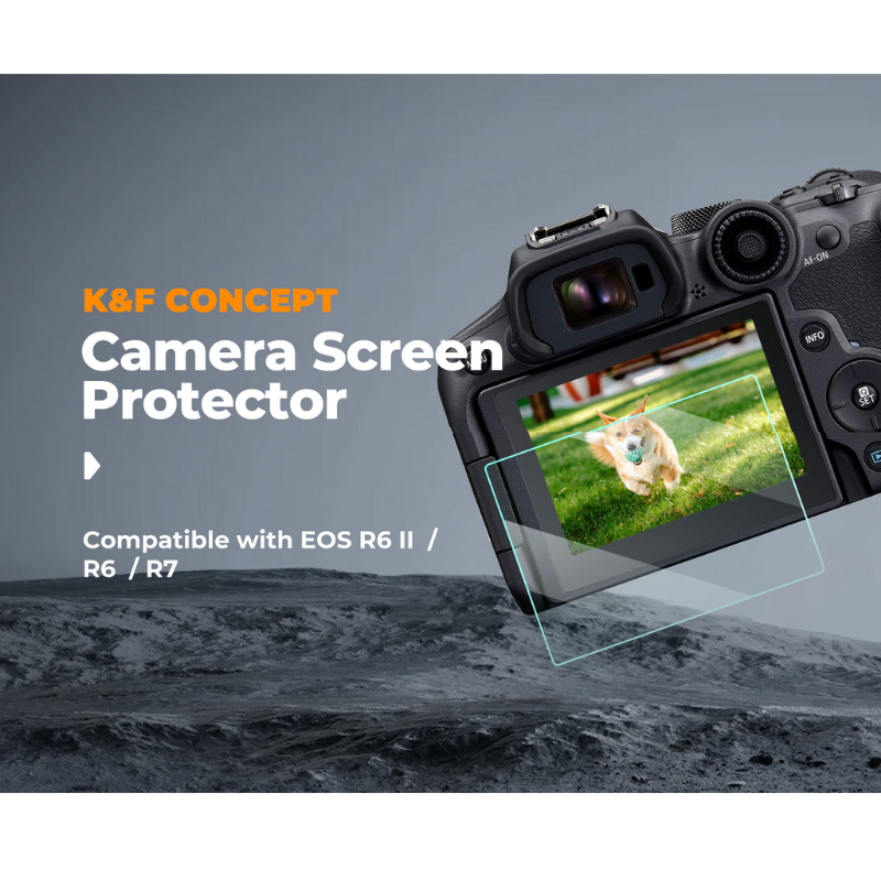 K&F Canon EOS R6 II,R6,R7 Camera Screen Protector*3 0.3mm 9H (SKU.2202 ...