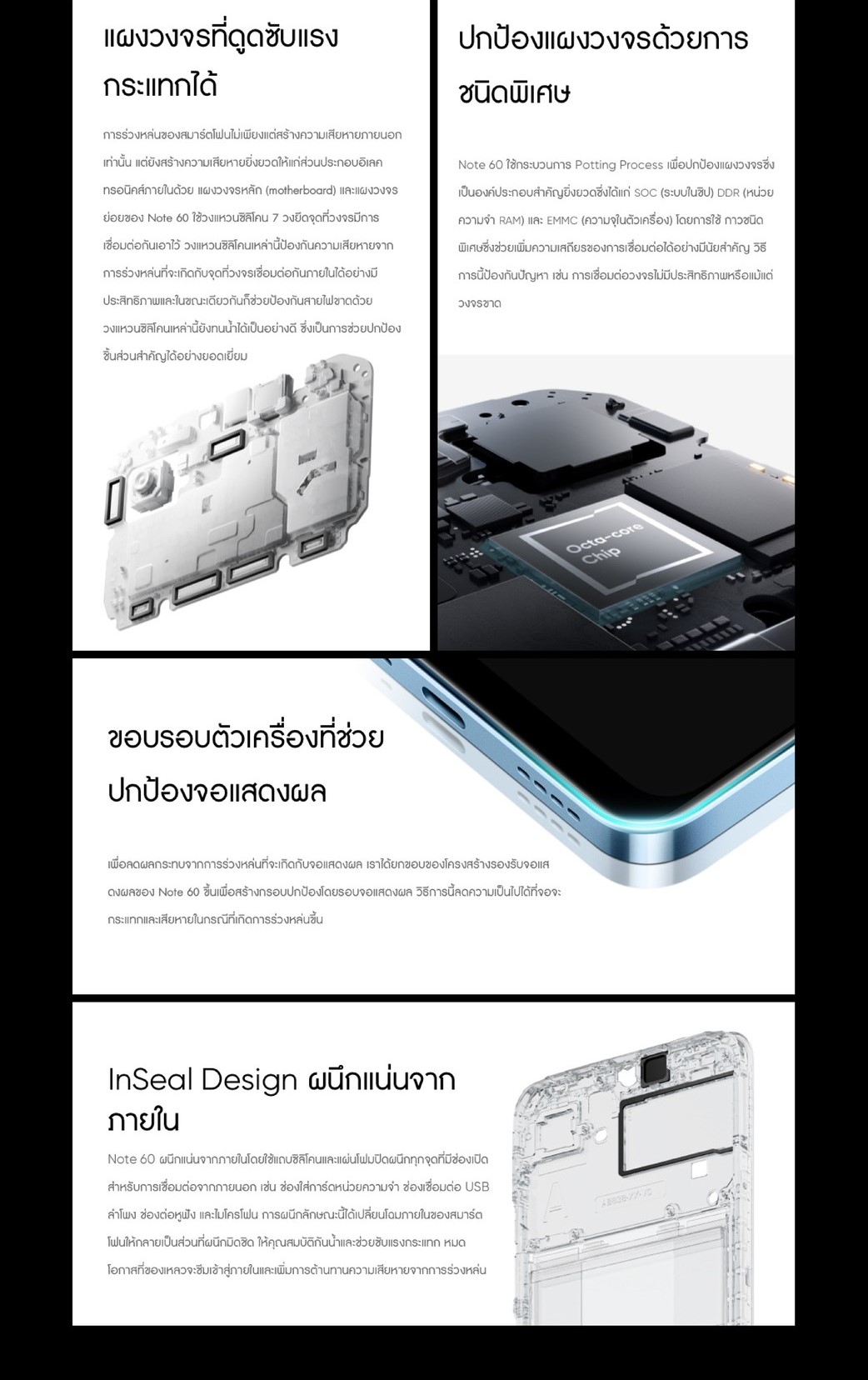 realme Note 60 (6+128) | สมาร์ทโฟนทนทานต่อการกระแทก กล้องชัด 32 MP ใช้งานราบเลื่น 48 เดือน แบตเตอรี่ 5000 mAh