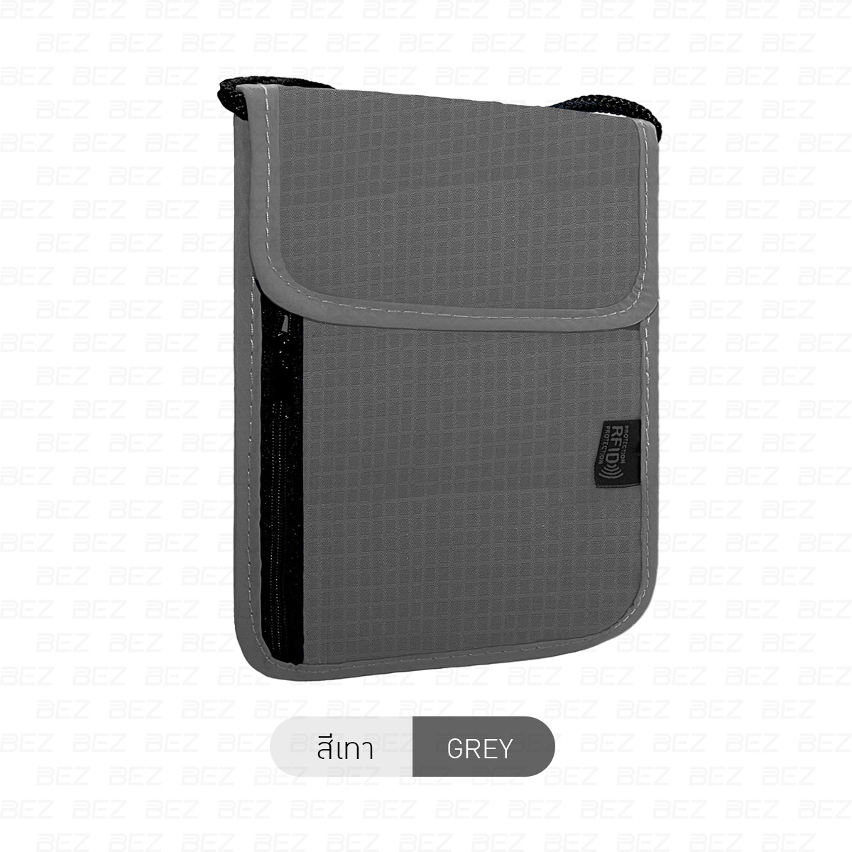 BEZ กระเป๋าใส่พาสปอร์ต เดินทาง คล้องคอ RFID Protection ปลอดภัย ช่องเก็บ ...