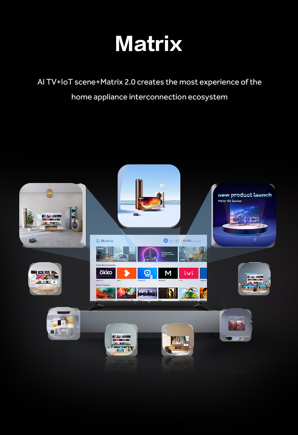 Haier H70K6UG ขนาด 70 นิ้ว TV รุ่น H70K6UG 4K HDR10 Ultra HD Smart Google TV with Dolby Audio