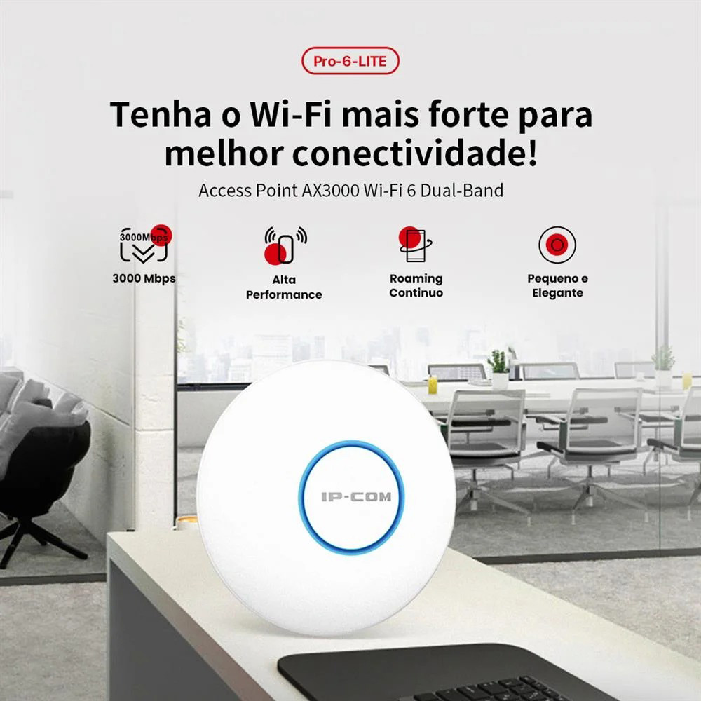 IP-COM ProFi 6 Lite AX3000, AP AC Lite Access Point แอคเซสพอยต์ ...