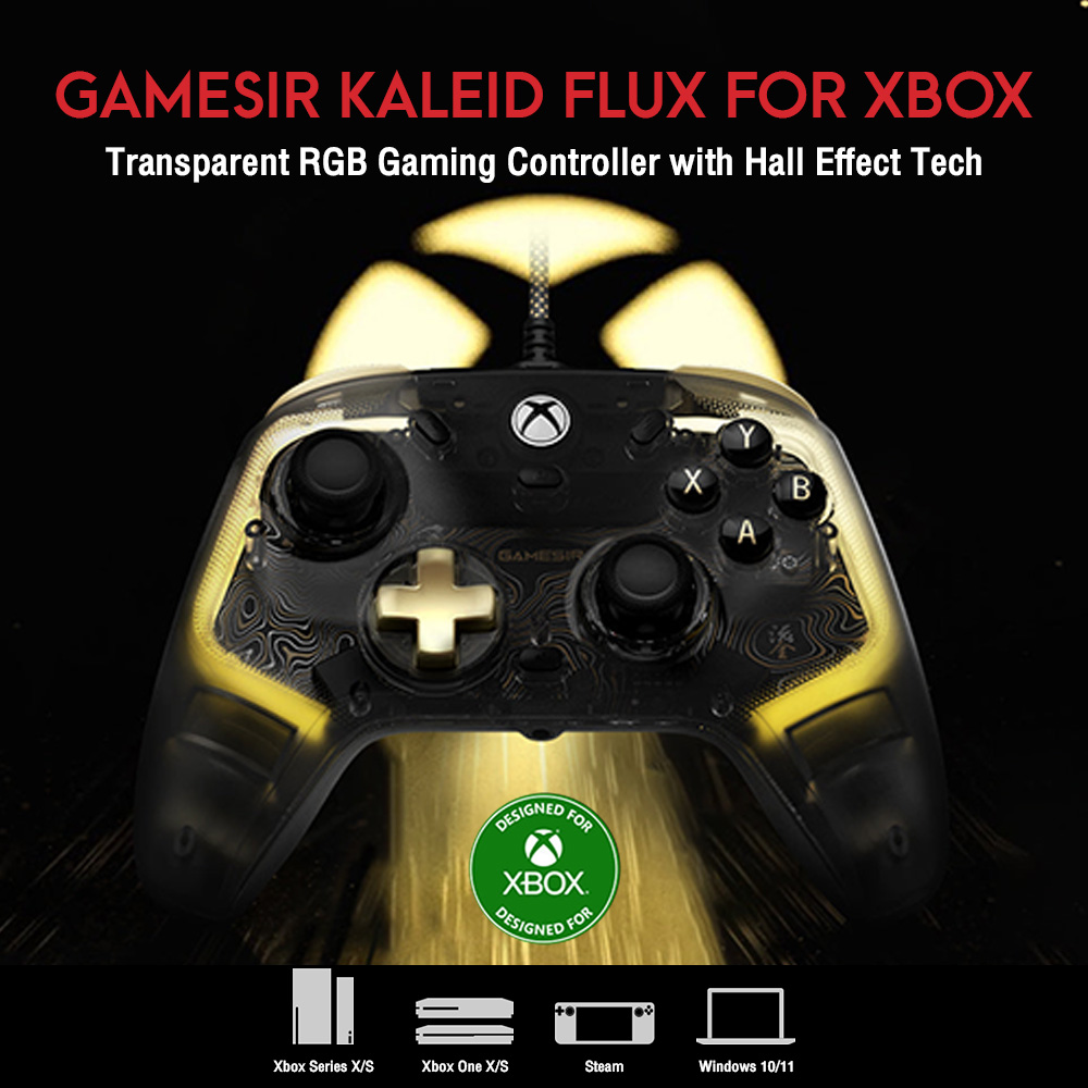 GAMESIR Kaleid Flux / Kaleid Xbox Wired Controller จอยเกม คอนโทรลเลอร์ สำหรับ Xbox / PC / Steam
