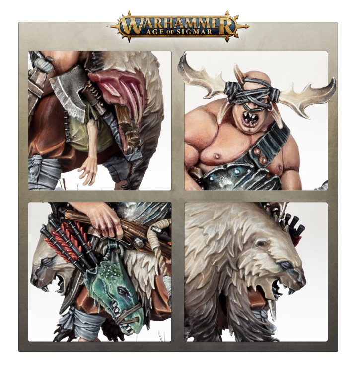 (GWพร้อมส่ง) WARHAMMER AOS: OGOR MAWTRIBES: BLOODPELT HUNTER โมเดลวอร์ ...