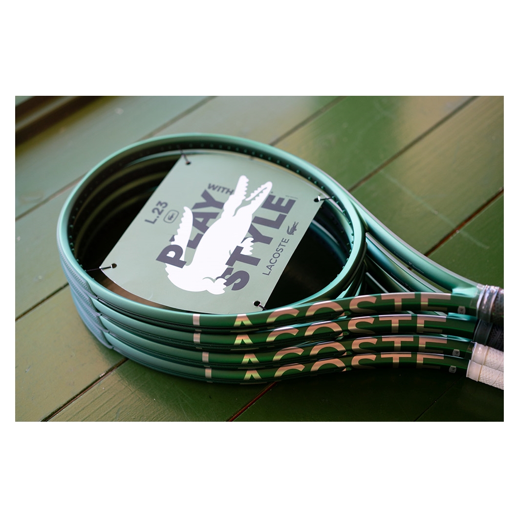 Lacoste ไม้เทนนิส L23 Light Tennis Racket Grip 2 | Green/Silver ...