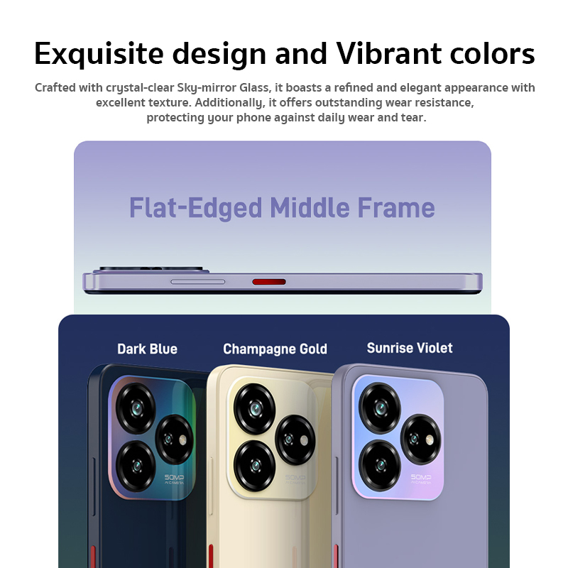Nubia ZTE V60 Design (4+256GB/6+256GB) - จอ 6.6“ 90Hz กล้อง50MP แบตเตอรี่5000mAh ชาร์จไว22.5w รับประกันศูนย์ไทย18เดือน
