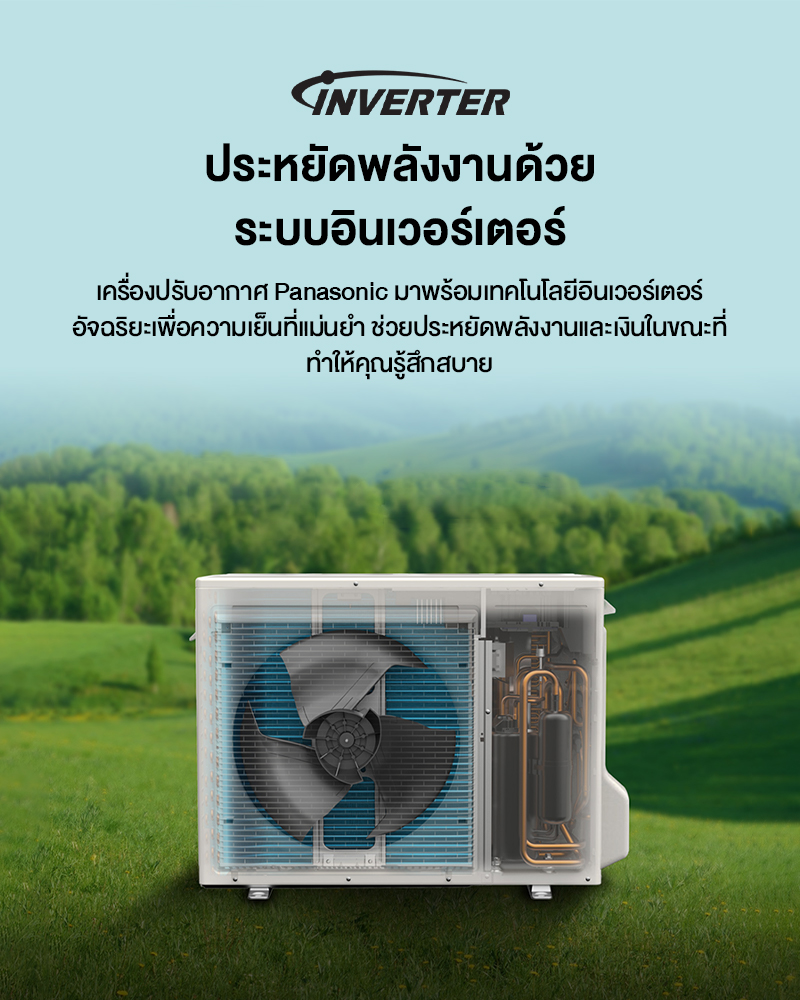 Panasonic nanoeTM X แอร์ Deluxe nanoe Inverter CS/CU-TU-AKT [ส่งฟรี]