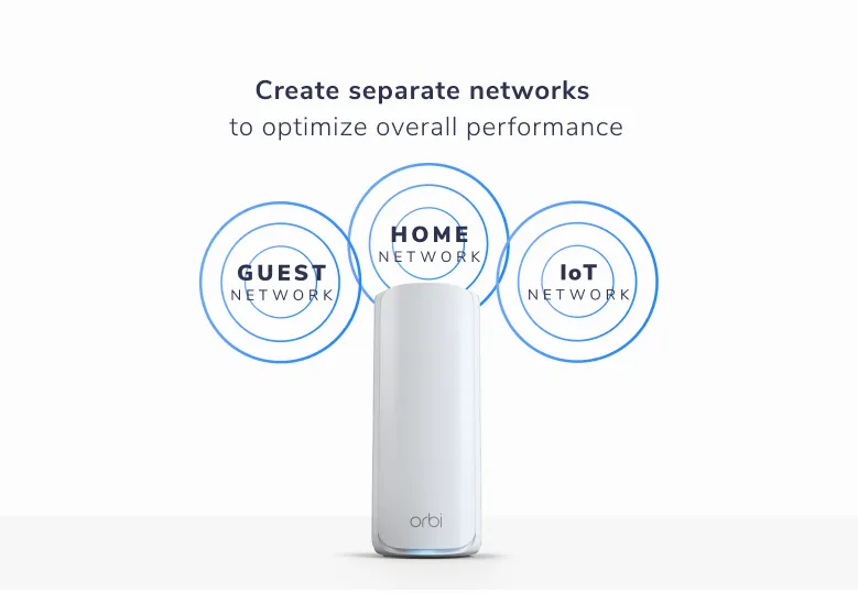 NETGEAR Orbi RBE772 Tri-Band WiFi 7 Mesh (1 Router+1 Satellite ...