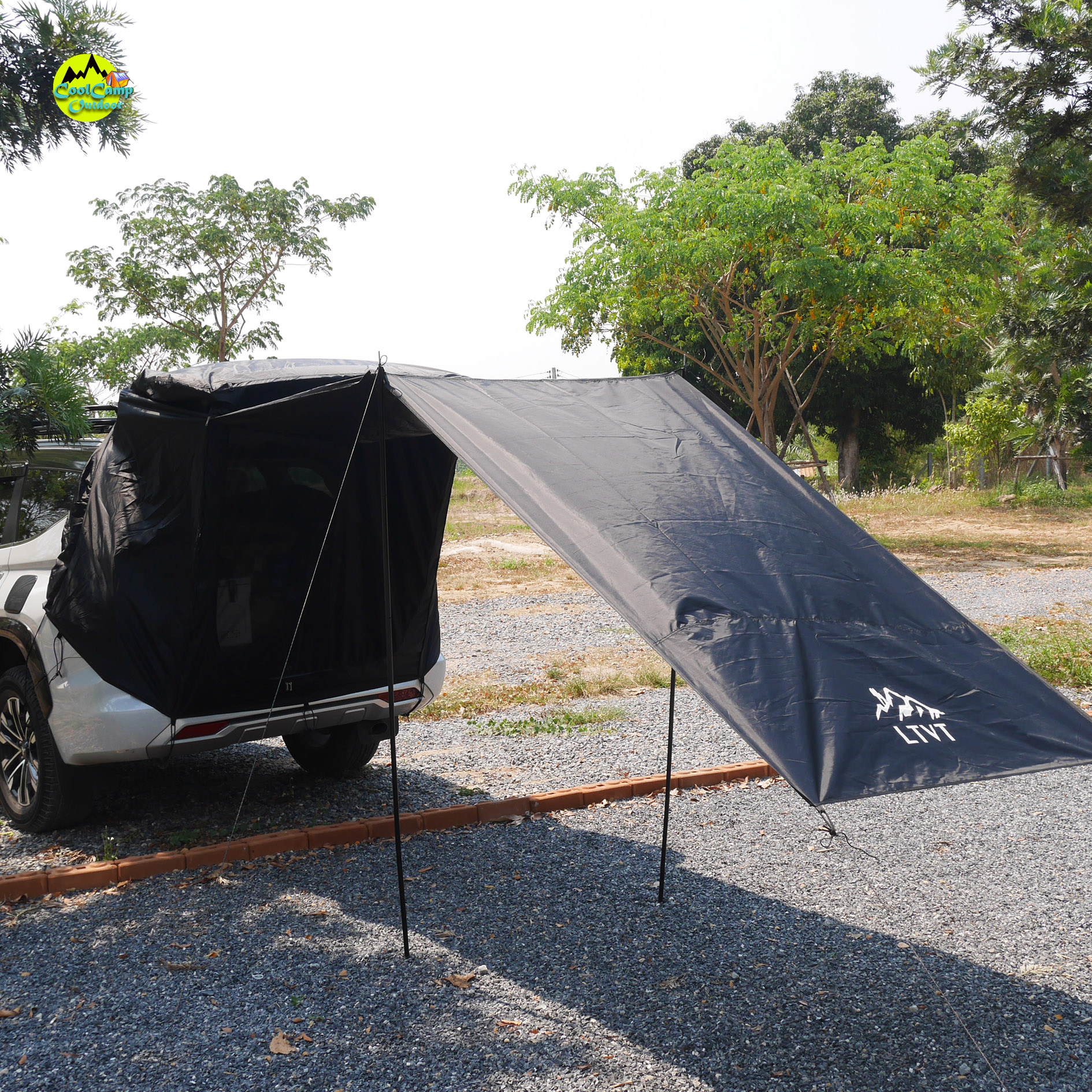 เต็นท์ Tent ท้ายรถ SUV PPV กันน้ำ กันฝน กางง่าย เก็บง่าย พกพาสะดวก ...