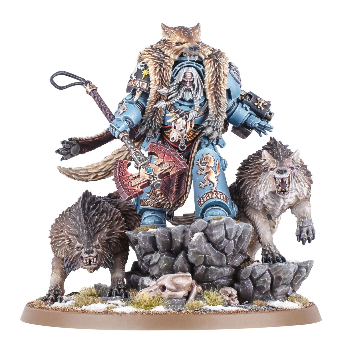 WARHAMMER 40000 : SPACE WOLVES : Logan Grimnar [SECRETLAIR] | Shopee ...