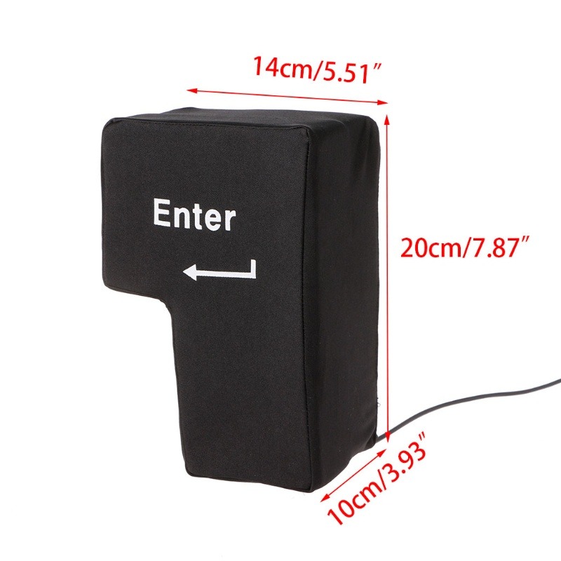 ⌨️มือสองราคาถูก ปุ่มนิ่ม BIG ENTER KEY ขนาดใหญ่ยักษ์ มีสาย USB Keyboard ...