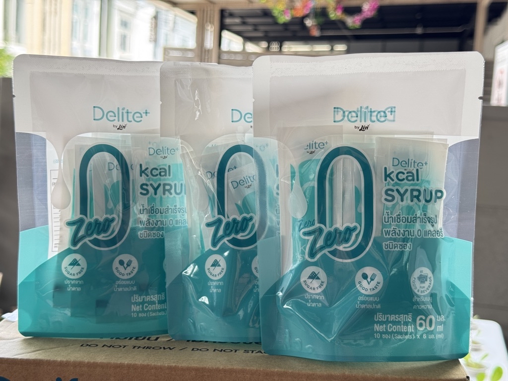 Lin ลินDelite+ Syrup 0 Cal>>Newน้ำเชื่อมหล่อฮังก๊วย&Newน้ำเชื่อมแบบซอง ...