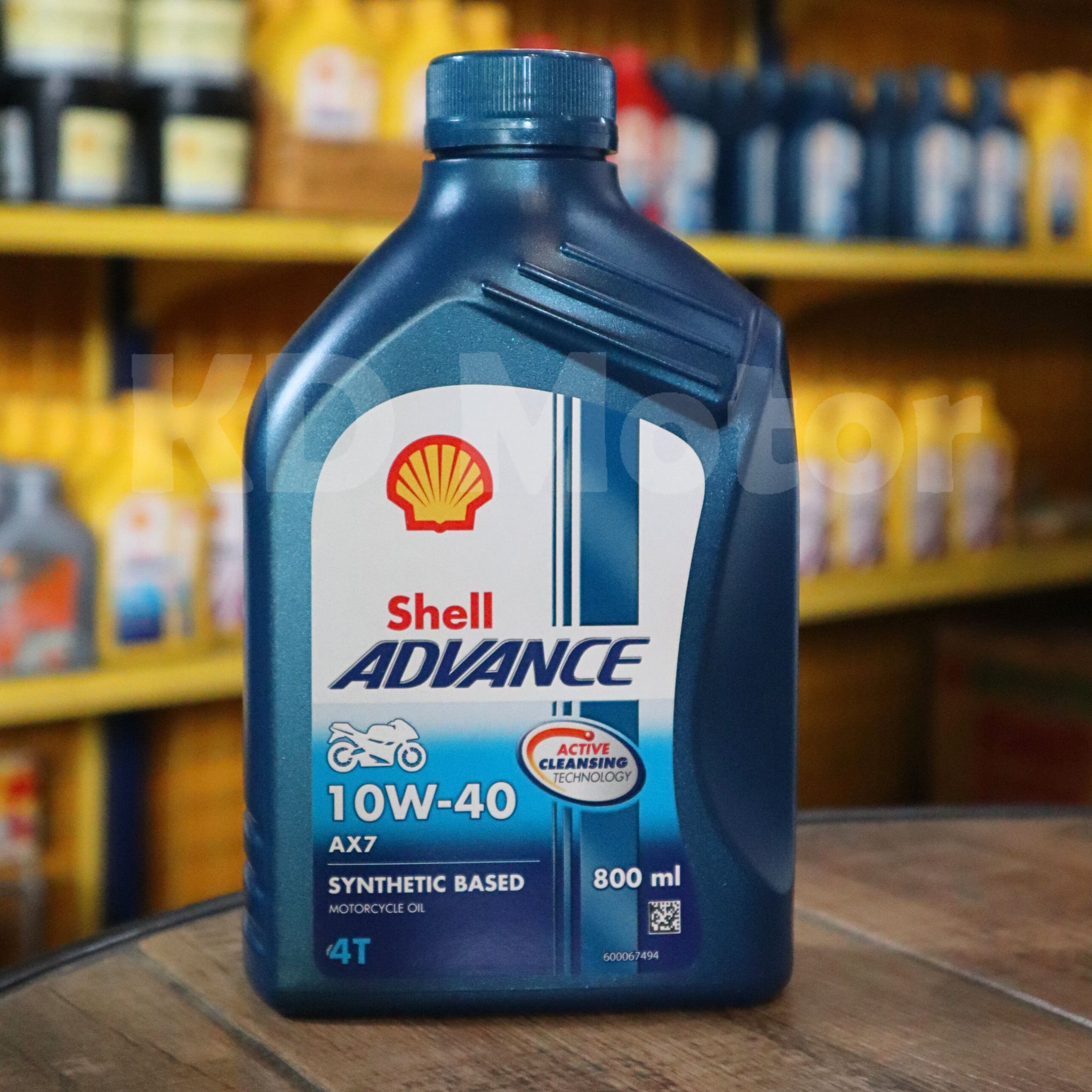 น้ำมันเครื่องมอเตอร์ไซค์เกียร์ธรรมดา Shell AX3 /AX5 /AX7 800 ml ...
