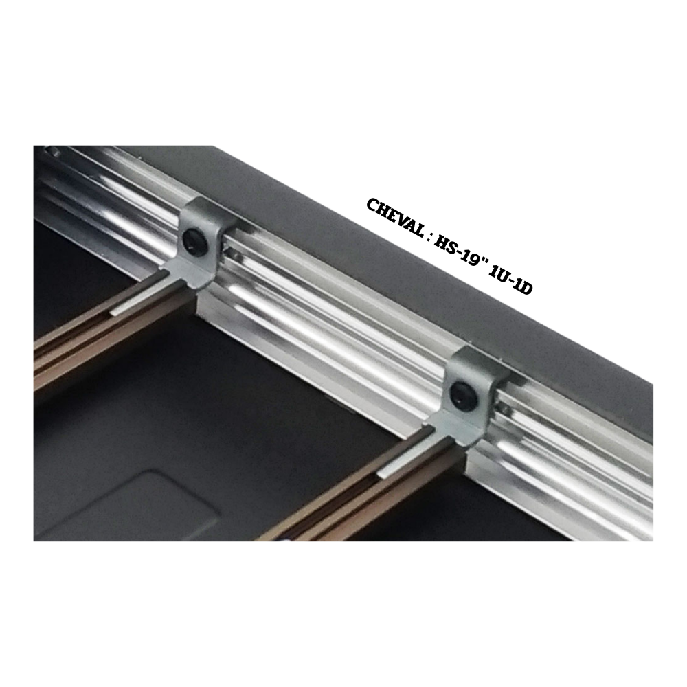 CHEVAL-HS19 1UD1 กล่องอลูมิเนียมอิเล็กทรอนิคส์ Heat sink ด้านข้างพร้อม ...