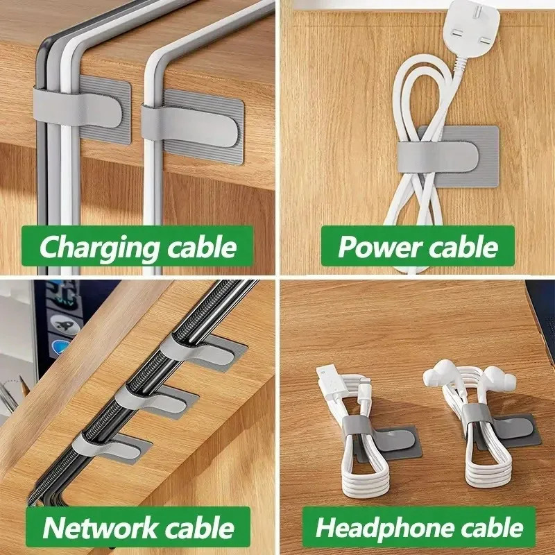 🔥COD🔥Reusable Cable Ties Fastening Wire Organizer สายไฟเชือกผู ้ ถือกาว ...